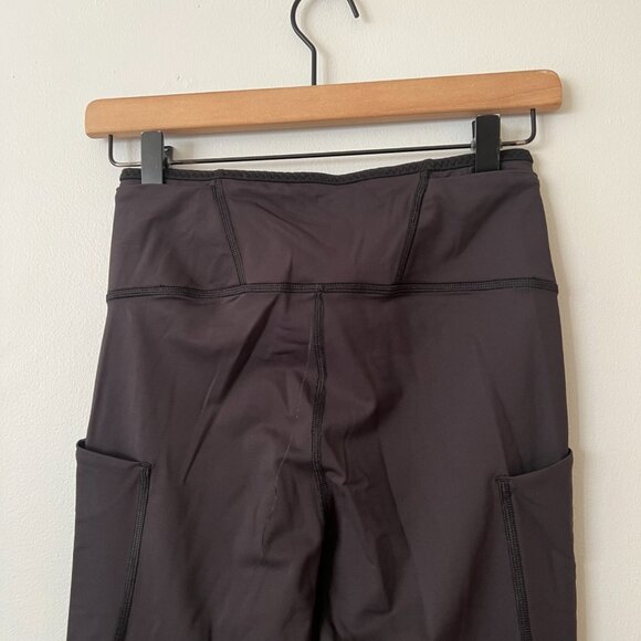 REI Co-op Swiftland 7/8 Running Tights Black Women's Size Medium - Picture 6 of 9